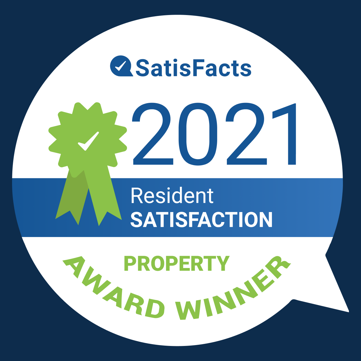2021 SatisFacts National Property Award